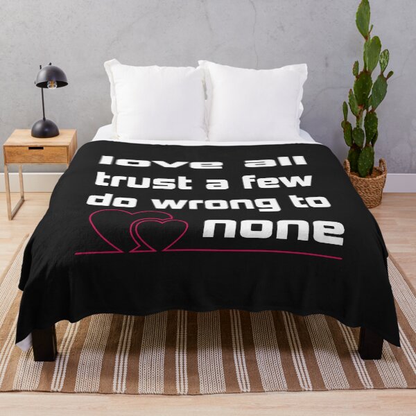 Item preview, love all trust a few do wrong to none Essential T-Shirt designed and sold by Ristinga.