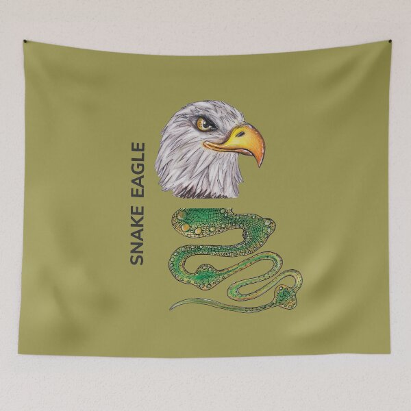 Item preview, SNAKE EAGLE by FrankenDuo gingko green designed and sold by FrankenDuo.