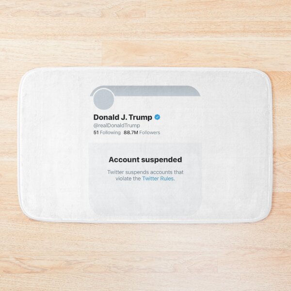 Item preview, Trump Twitter Suspension designed and sold by Jamiecsmith1986.