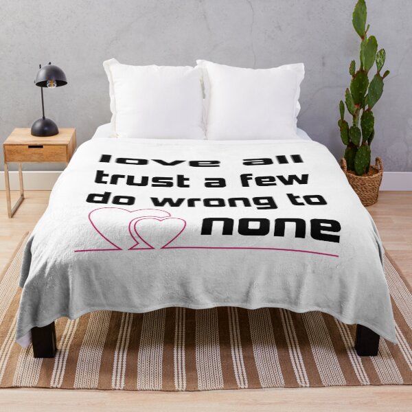 Item preview, love all trust a few do wrong to none Essential T-Shirt designed and sold by Ristinga.