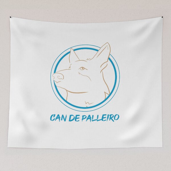 Item preview, Can Palleiro Circle calligraphic letter without filling blue and brown designed and sold by Fulgenl.
