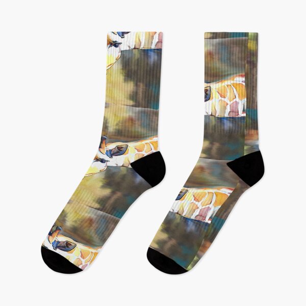 Item preview, Oil painting of a giraffe designed and sold by Designwebjae.