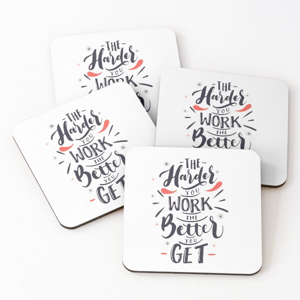 Item preview, The harder you work, the better you get, Fab T - Shirt Quote designed and sold by AMS-ART.