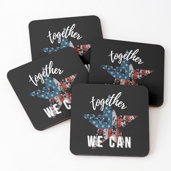 Item preview, Together We Can - USA Star American Flag Distressed but Empowered designed and sold by apathecary.