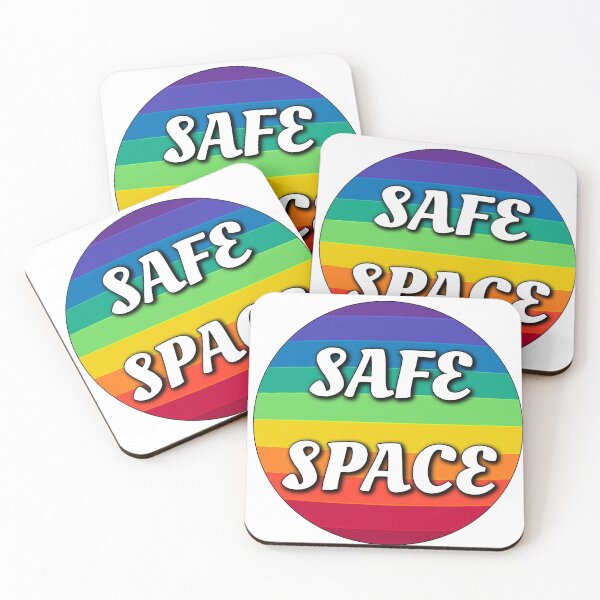 Item preview, Safe Space LGBTQ+ heart prideflag rainbow flag | support lgbtq youth designed and sold by LolioGifts.