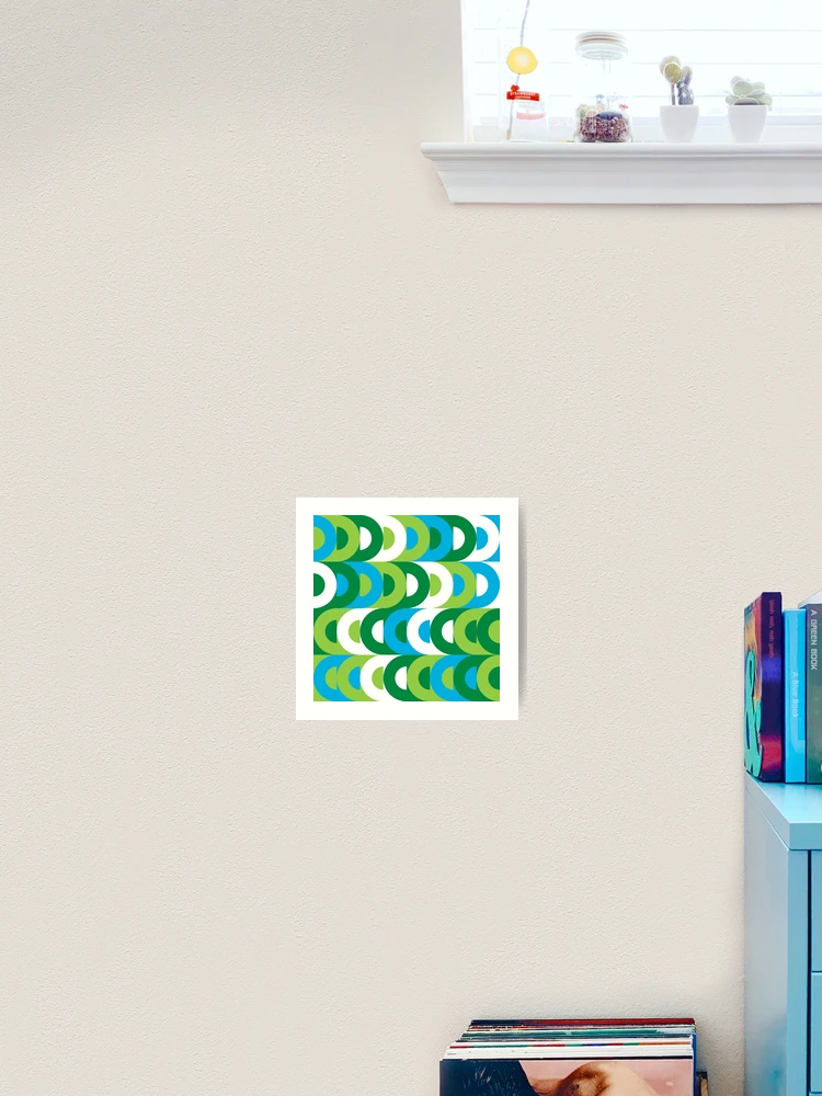 Thumbnail 2 of 3, Art Print, Abstract Ripple Abstract Pattern designed and sold by creativinchi.