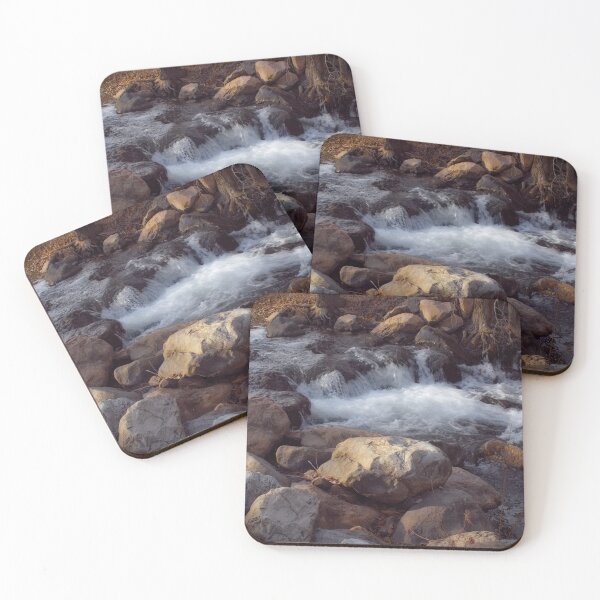 Item preview, Fall mountain woods with rocks, boulders and trees designed and sold by Ventures1.