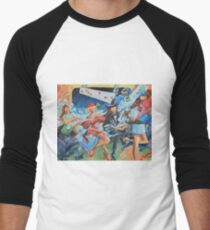 subway Men's Baseball ¾ T-Shirt