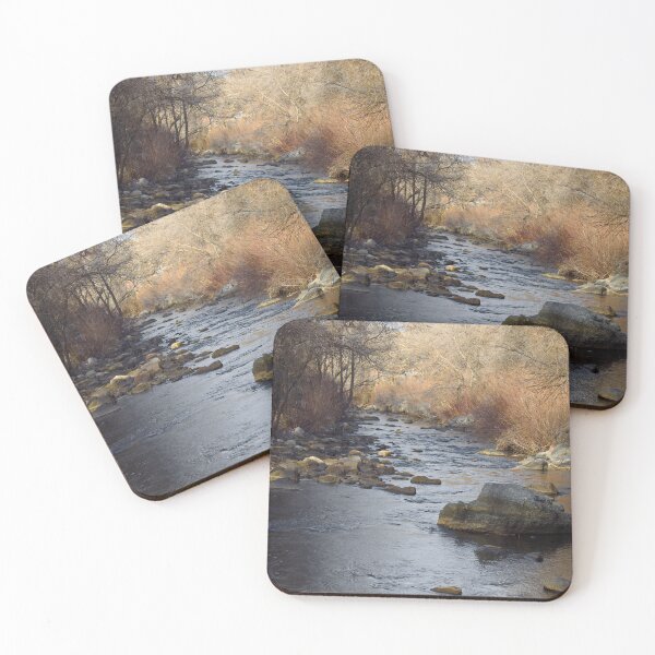 Item preview, Fall mountain woods with rocks, boulders and trees designed and sold by Ventures1.