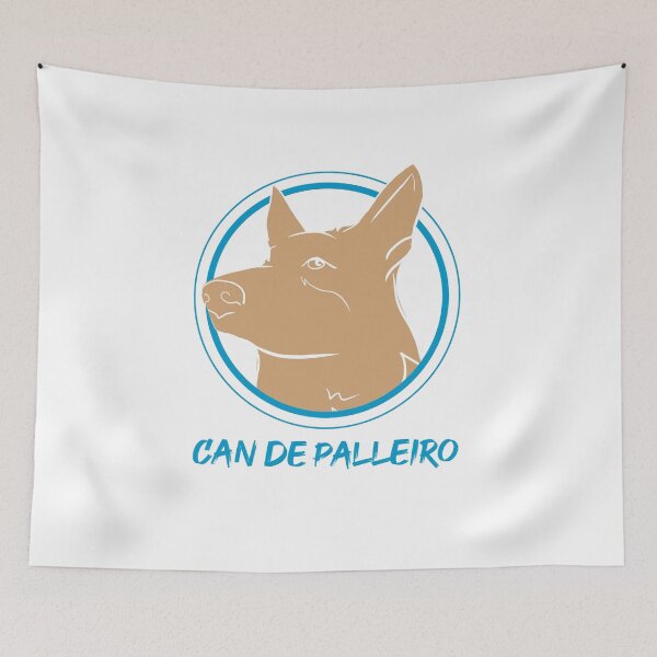 Item preview, Can Palleiro head Circle calligraphic letter fill brown blue stroke designed and sold by Fulgenl.