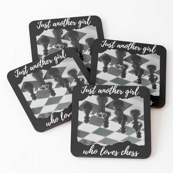 Item preview, Just a girl who loves chess - chess board designed and sold by My-Queens-Store.