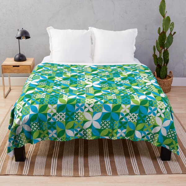 Item preview, Micro Max Mid Century Flower Abstract Pattern designed and sold by creativinchi.