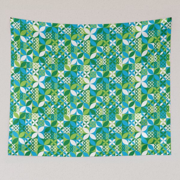 Item preview, Micro Max Mid Century Flower Abstract Pattern designed and sold by creativinchi.