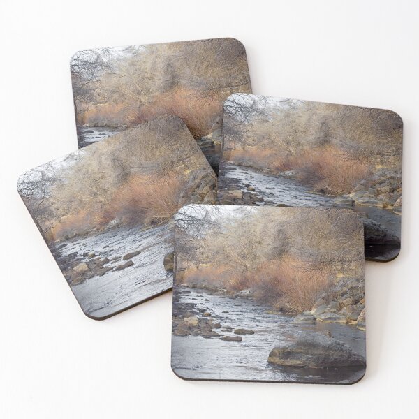 Item preview, Fall mountain woods with rocks, boulders and trees designed and sold by Ventures1.
