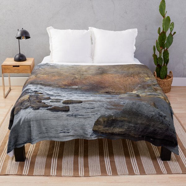 Item preview, Fall mountain woods with rocks, boulders and trees designed and sold by Ventures1.