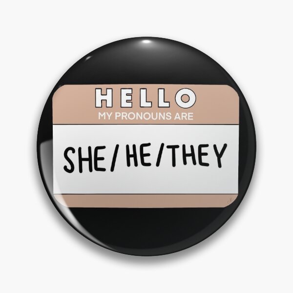 Item preview, Hello, My Pronouns Are She/He/They designed and sold by claire k.