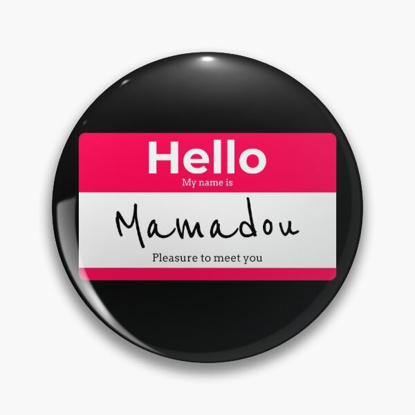 Item preview, Mamadou name surname family last arabic given, diallo designed and sold by SuperiorPrints.
