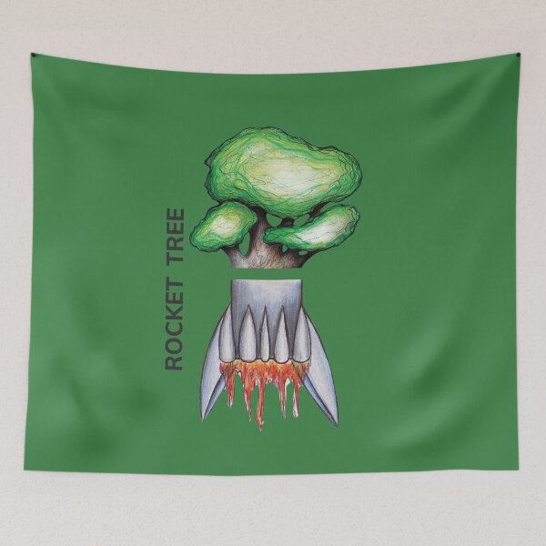 Item preview, ROCKET TREE by FrankenDuo jungle green designed and sold by FrankenDuo.
