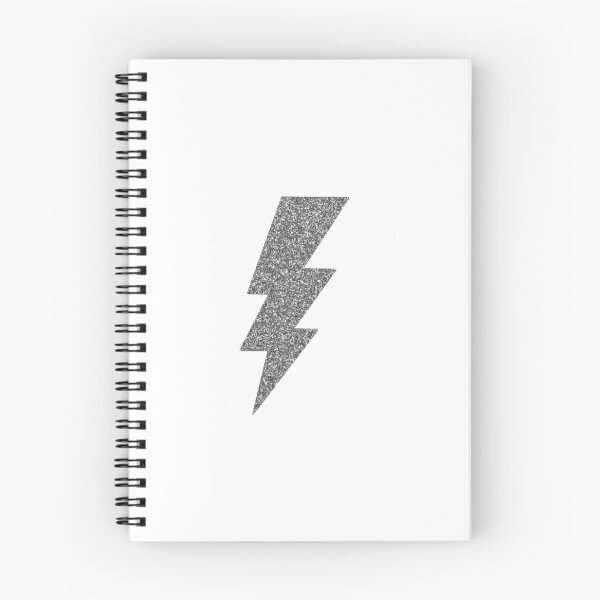 Item preview, silver glitter lightning bolt designed and sold by maeveamcgregor.