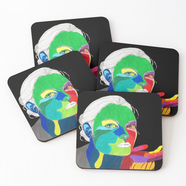 Item preview, Original colorful portrait designed and sold by Sandrinebgt.