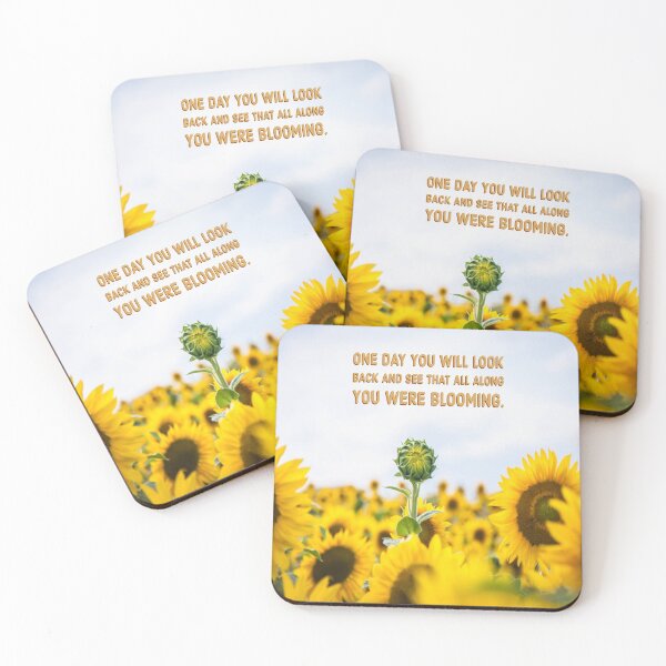 Item preview, Blooming Sunflower Quote designed and sold by JLPhotographer.