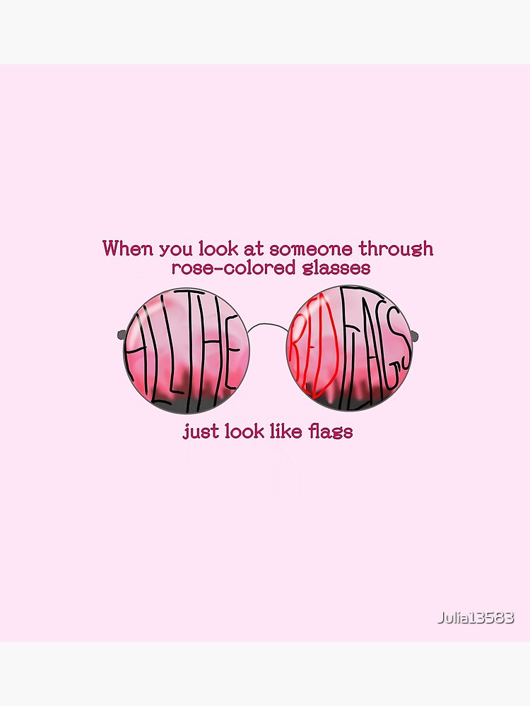 "Rose Colored Glasses Bojack Horseman" Photographic Print for Sale by