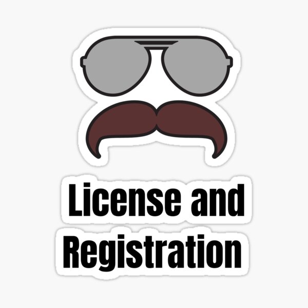 license-and-registration-sticker-by-pencilpixie-redbubble