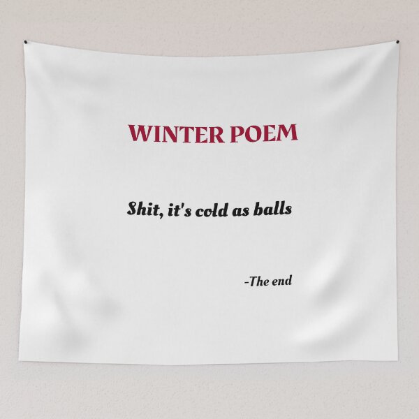 Item preview, Winter poem  designed and sold by daguilon.