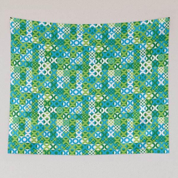 Item preview, X marks the spot Geometric Abstract Pattern designed and sold by creativinchi.