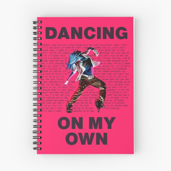 Item preview, Dancing On My Own (Poster with Lyrics Look) designed and sold by IKDG.
