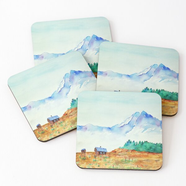 Item preview, Cabin in the Mountains designed and sold by AlaskaArtist.