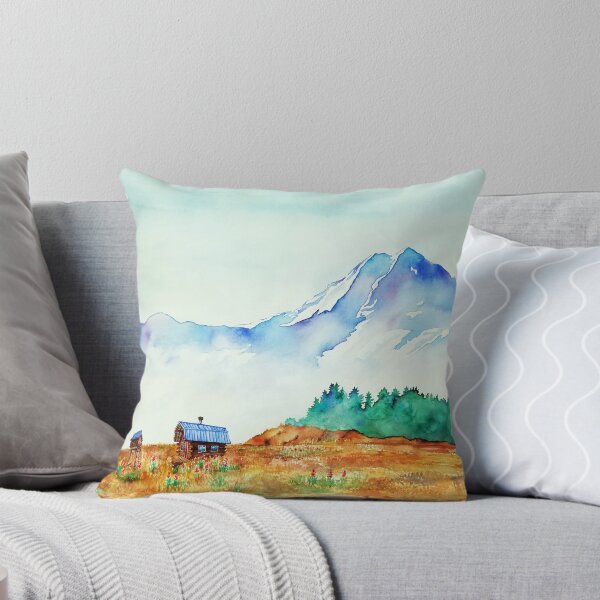 Item preview, Cabin in the Mountains designed and sold by AlaskaArtist.