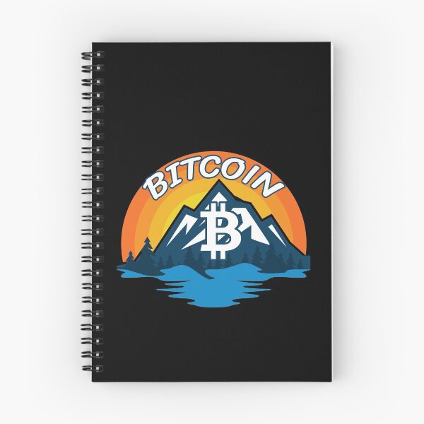 Item preview, Bitcoin Cryptocurrency Mountain Sunset designed and sold by Bitcoin-Fashion.