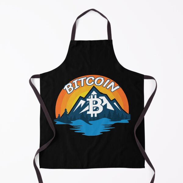 Item preview, Bitcoin Cryptocurrency Mountain Sunset designed and sold by Bitcoin-Fashion.