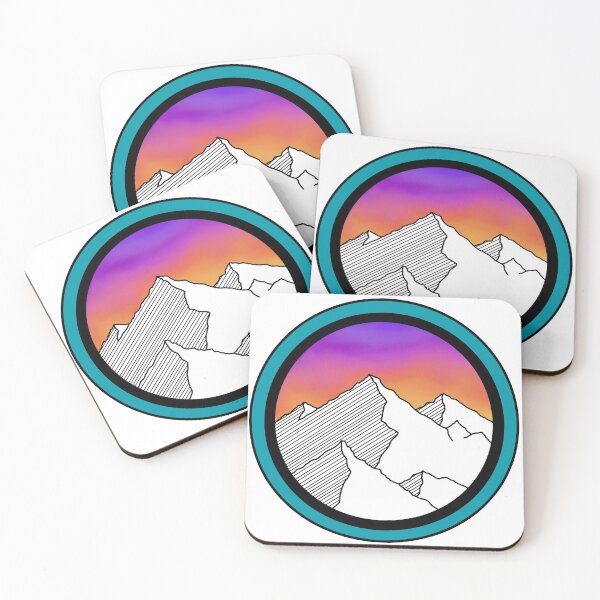 Item preview, Aesthetic Mountain Sunset designed and sold by cassikraft.