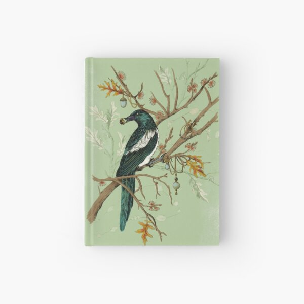 Magpie Birds Hardcover Journal