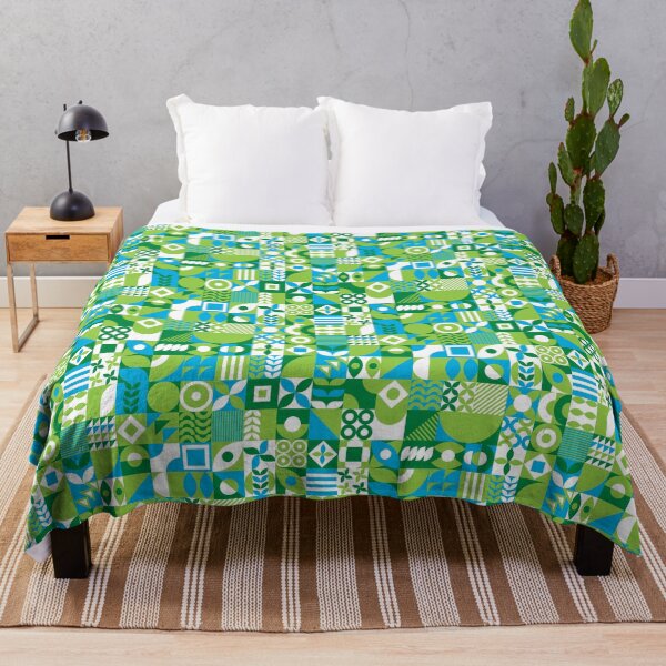 Item preview, Boxed up Geometric Abstract Pattern Bauhaus Style designed and sold by creativinchi.