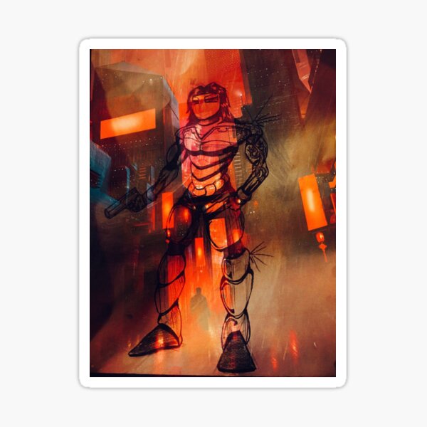 Roadkill of Ghost Squad Sticker