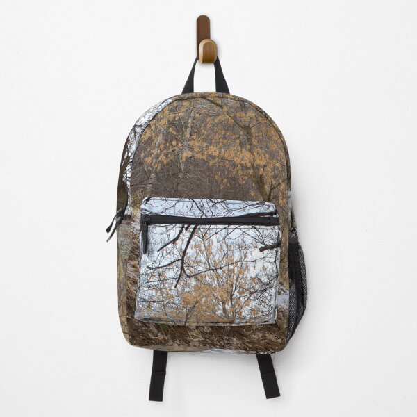 Item preview, Fall mountain woods with rocks, boulders and trees designed and sold by Ventures1.
