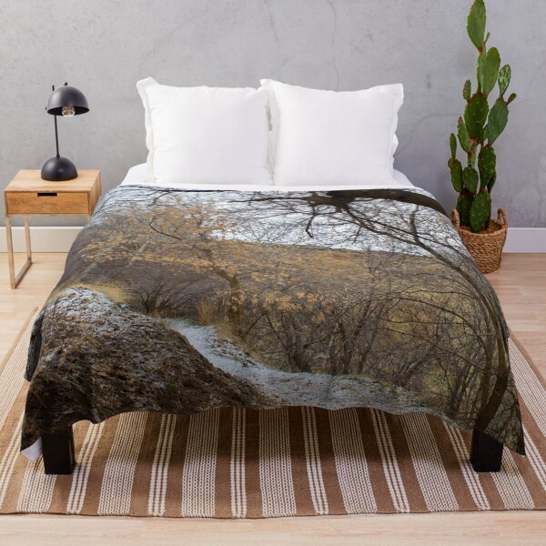 Item preview, Fall mountain woods with rocks, boulders and trees designed and sold by Ventures1.