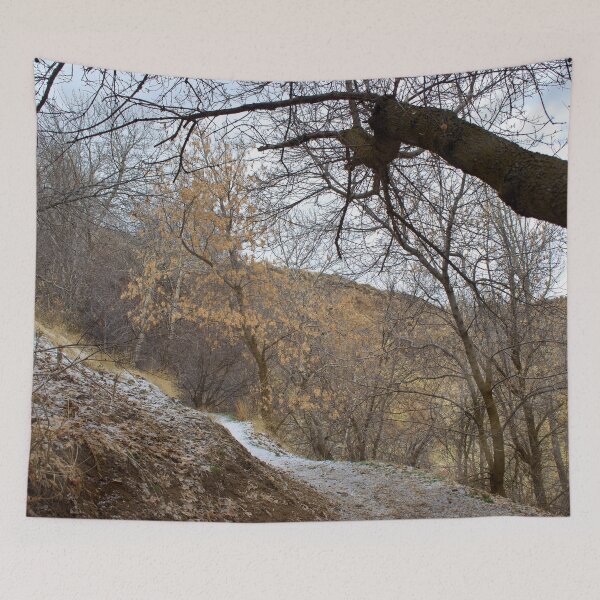Item preview, Fall mountain woods with rocks, boulders and trees designed and sold by Ventures1.