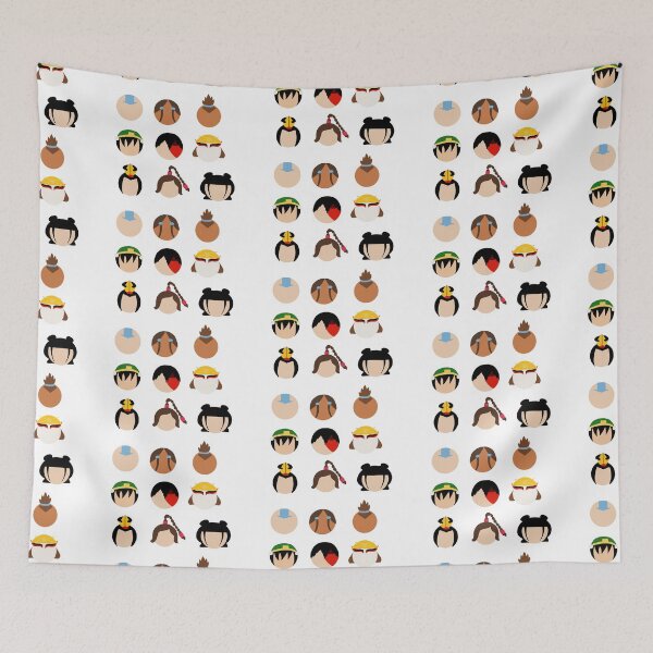 Item preview, Avatar the Last Airbender Characters Doodle designed and sold by laladoodles.