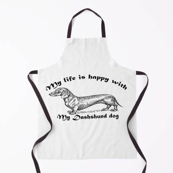 Item preview, My life is happy with my dachshund dog designed and sold by merchfun2.