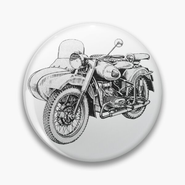 Item preview, Motorcycle With A Sidecar designed and sold by GordoVibes.