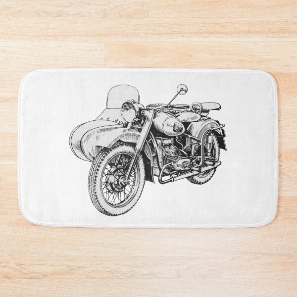 Item preview, Motorcycle With A Sidecar designed and sold by GordoVibes.
