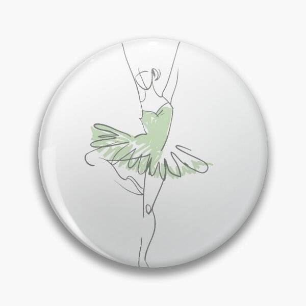 Artikelvorschau, Minimalistische Ballerina-Tänzerin entworfen und verkauft von vicobu.