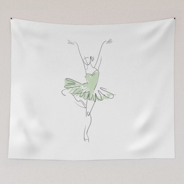 Item preview, Minimalist Ballerina Dancer designed and sold by vicobu.