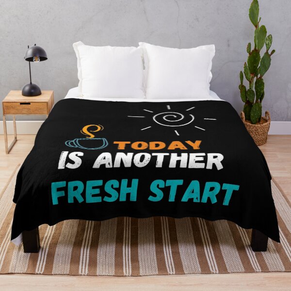 Item preview, Today is another fresh start, motivational quote, sunrise designed and sold by mehmoure.