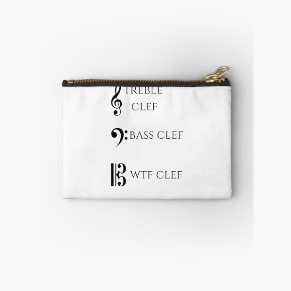 Item preview, Treble clef, Bass clef, WTF clef designed and sold by Musicianst0re.