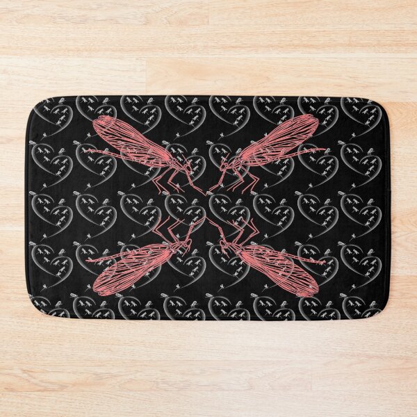 Item preview, Pattern of hearts and dragonflies in gothic style. designed and sold by Bodino.